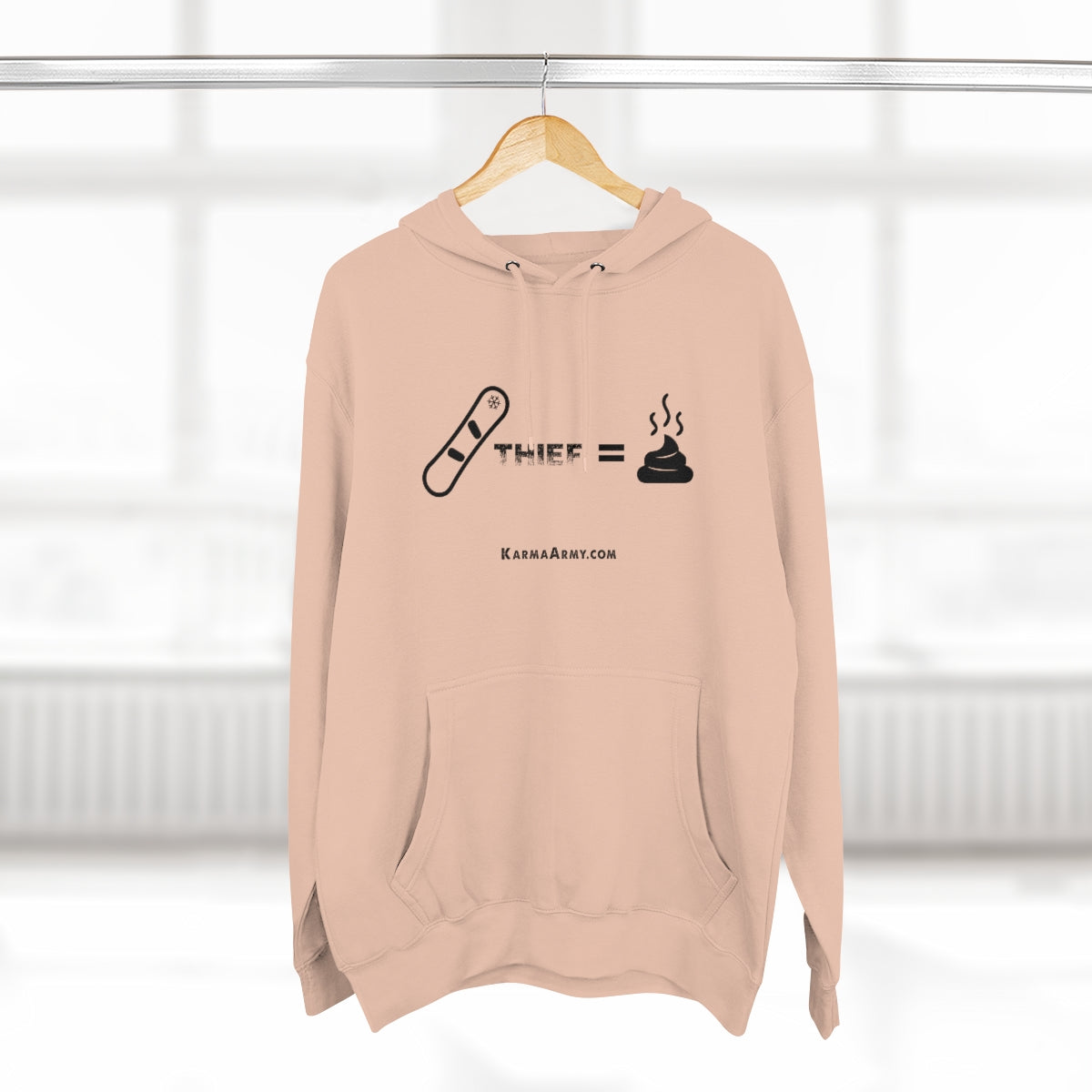 Board Thief = Poop Unisex Premium Pullover Hoodie