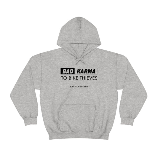 BAD KARMA TO BIKE THIEVES Unisex Heavy Blend™ Hooded Sweatshirt