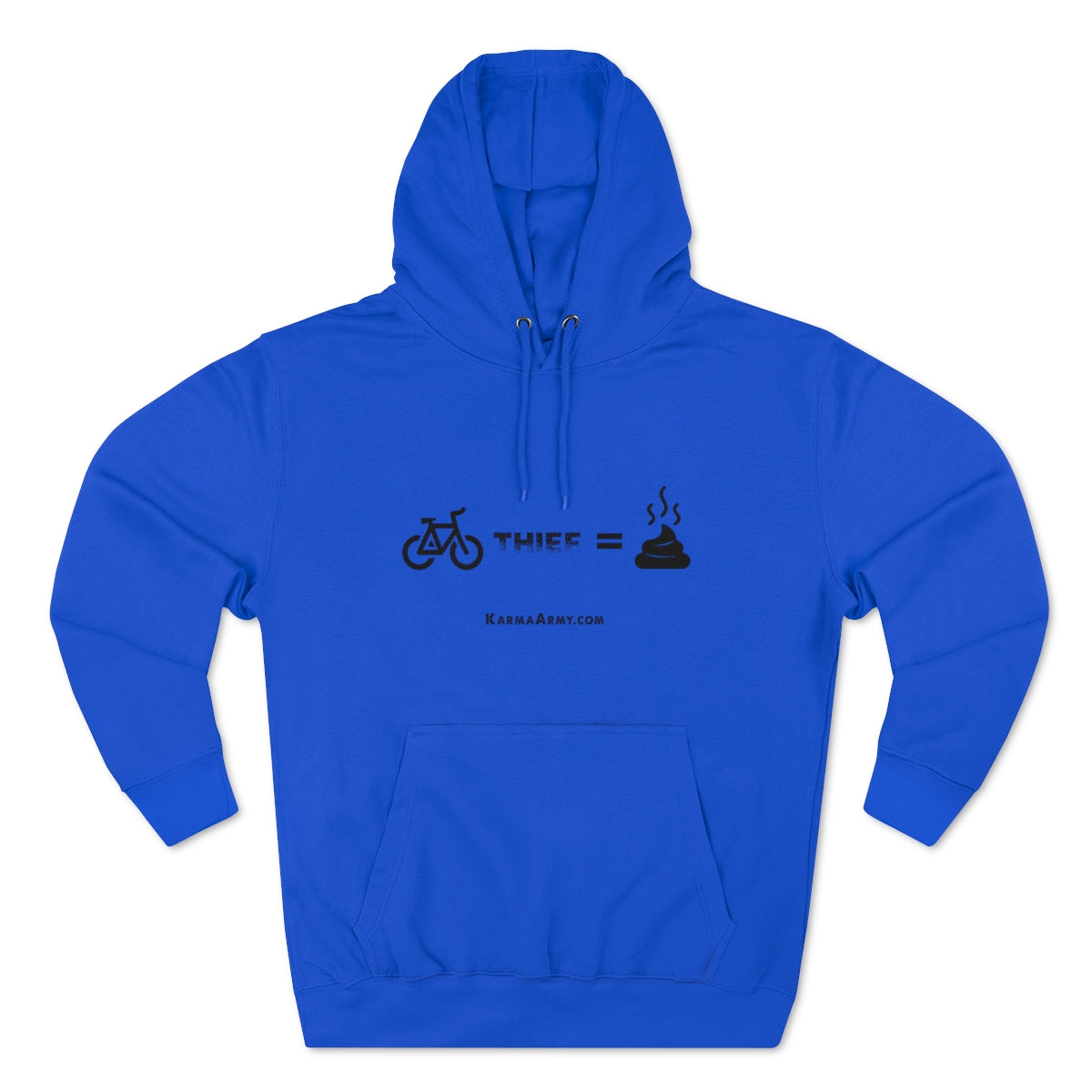 Bike Thief = Poop Unisex Premium Pullover Hoodie