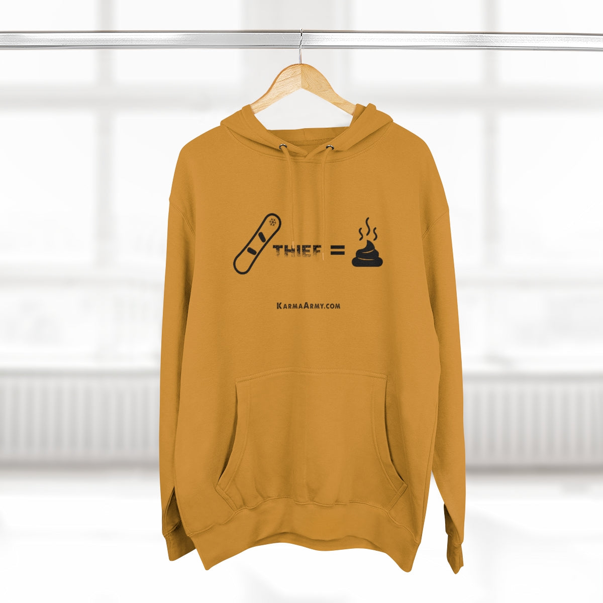 Board Thief = Poop Unisex Premium Pullover Hoodie