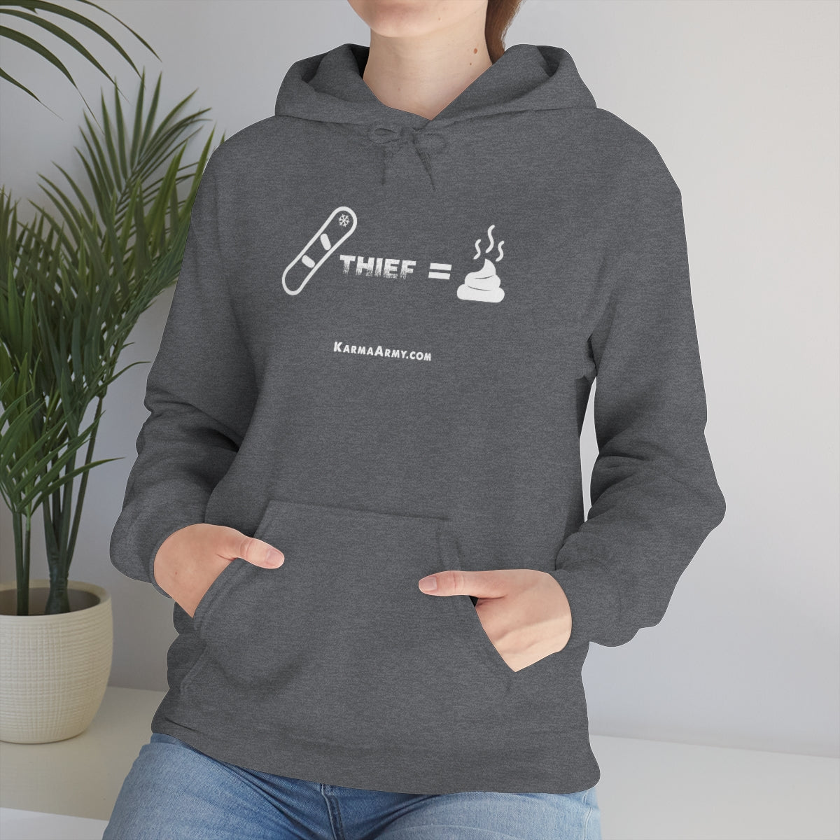 Board Thief = Poop Unisex Heavy Blend™ Hooded Sweatshirt