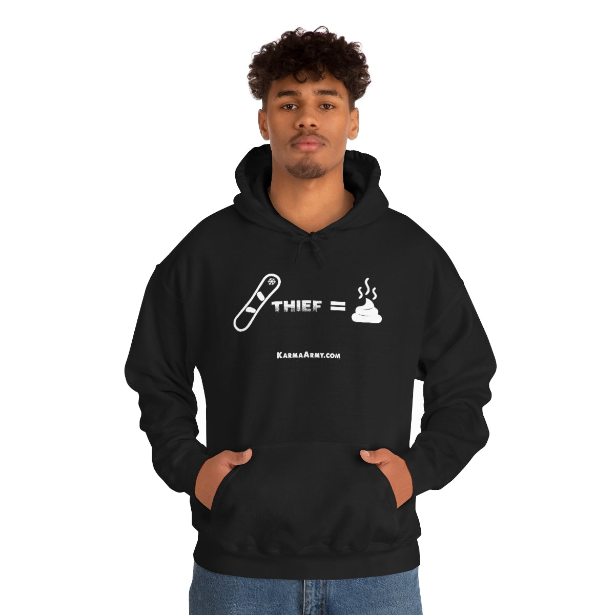 Board Thief = Poop Unisex Heavy Blend™ Hooded Sweatshirt