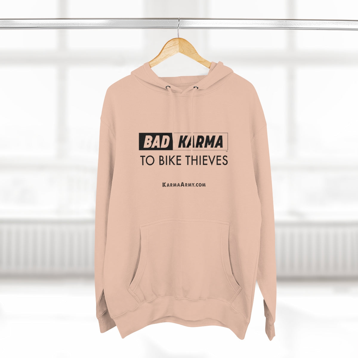 BAD KARMA To Bike Thieves Unisex Premium Pullover Hoodie