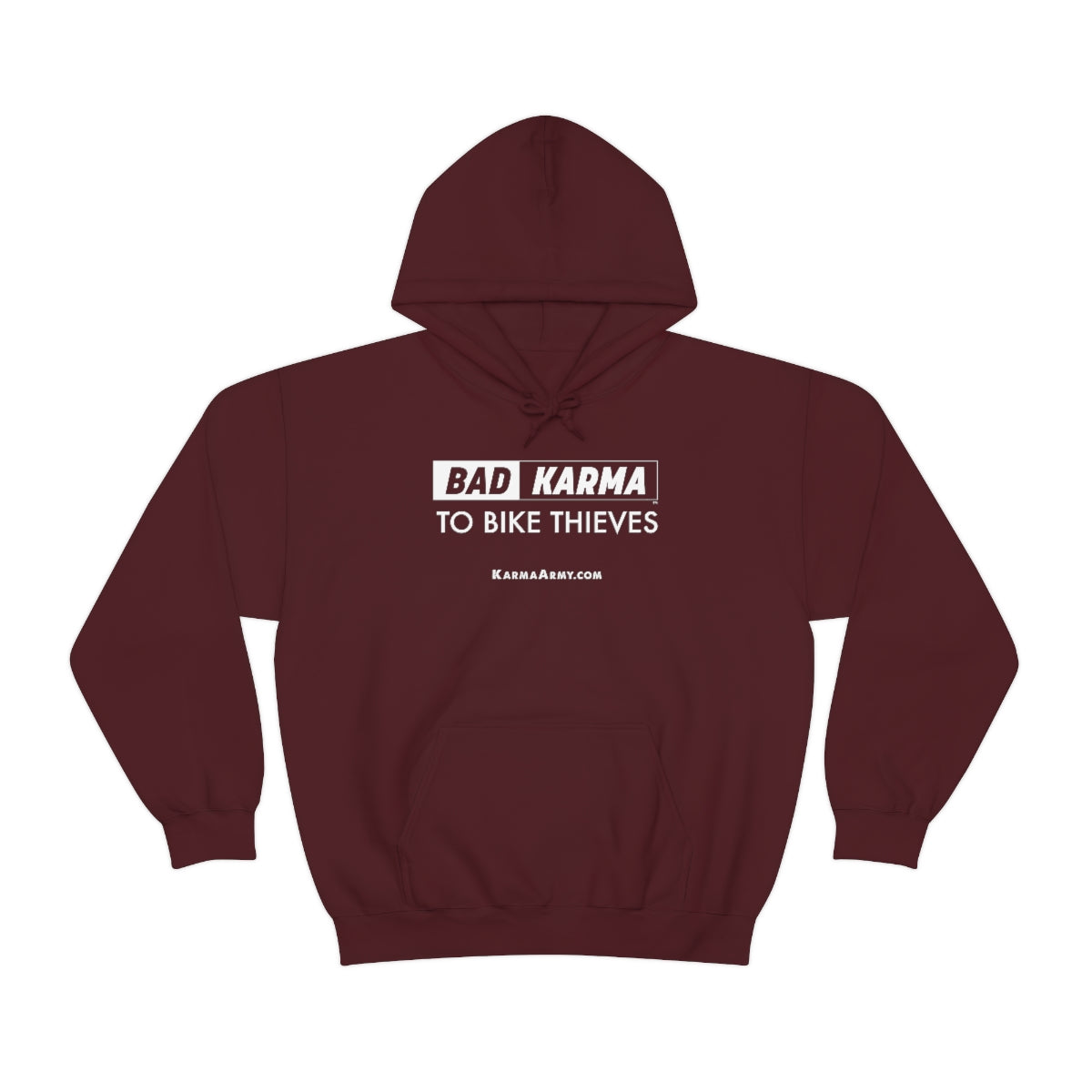 BAD KARMA TO BIKE THIEVES Unisex Heavy Blend™ Hooded Sweatshirt