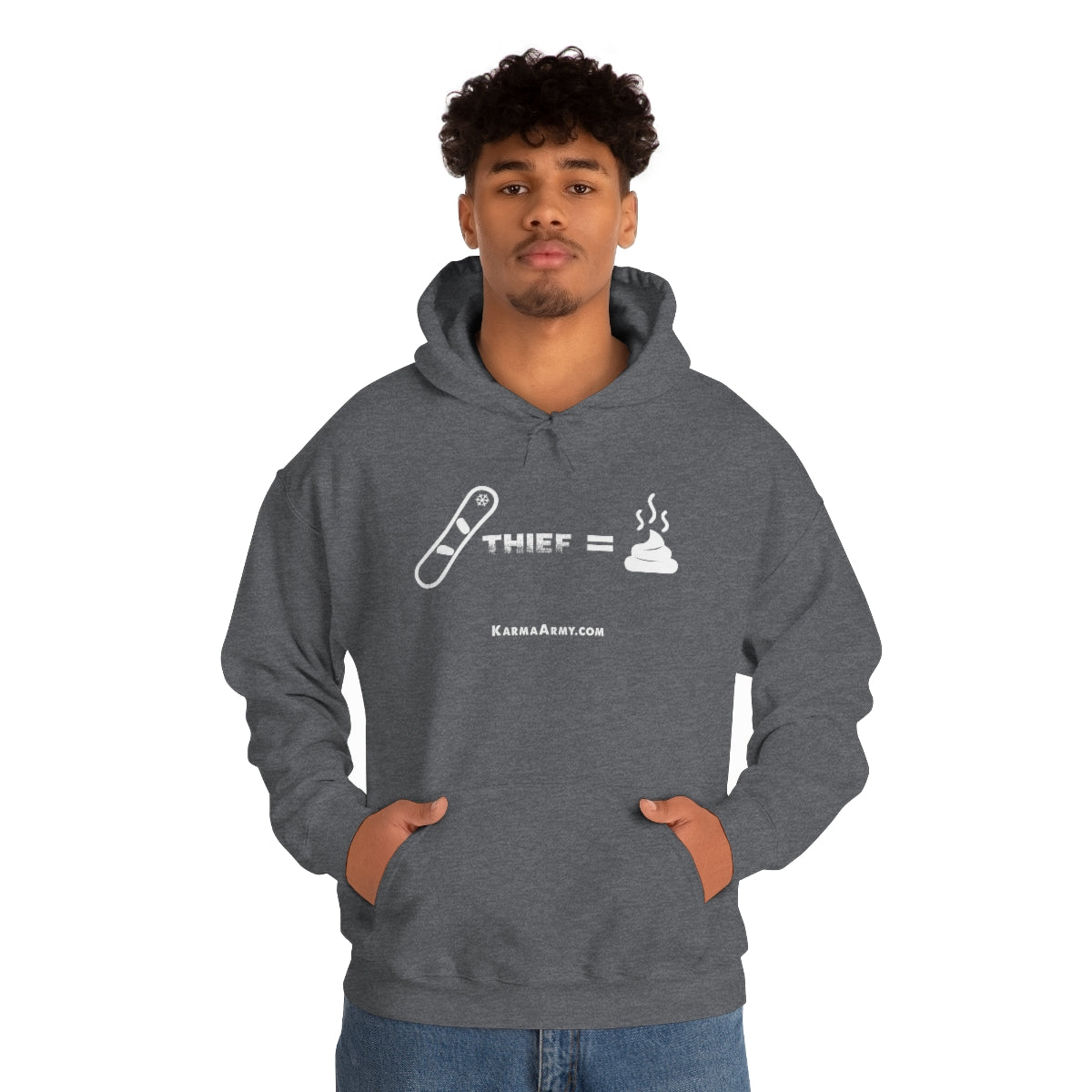 Board Thief = Poop Unisex Heavy Blend™ Hooded Sweatshirt