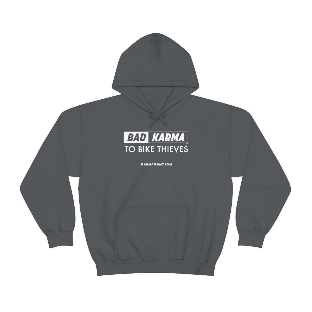 BAD KARMA TO BIKE THIEVES Unisex Heavy Blend™ Hooded Sweatshirt