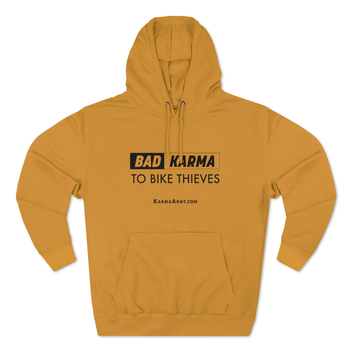 BAD KARMA To Bike Thieves Unisex Premium Pullover Hoodie