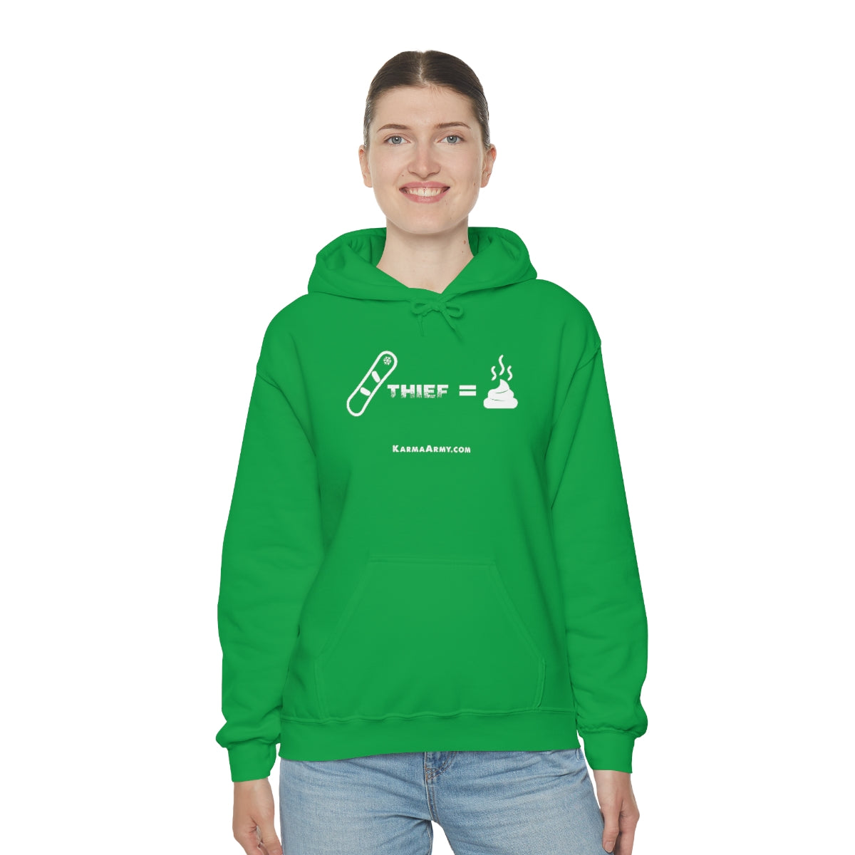 Board Thief = Poop Unisex Heavy Blend™ Hooded Sweatshirt