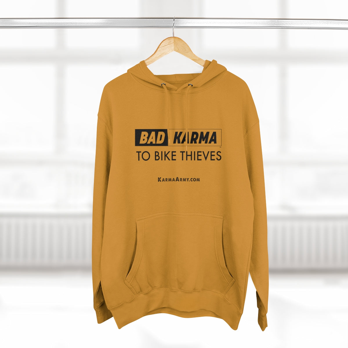 BAD KARMA To Bike Thieves Unisex Premium Pullover Hoodie