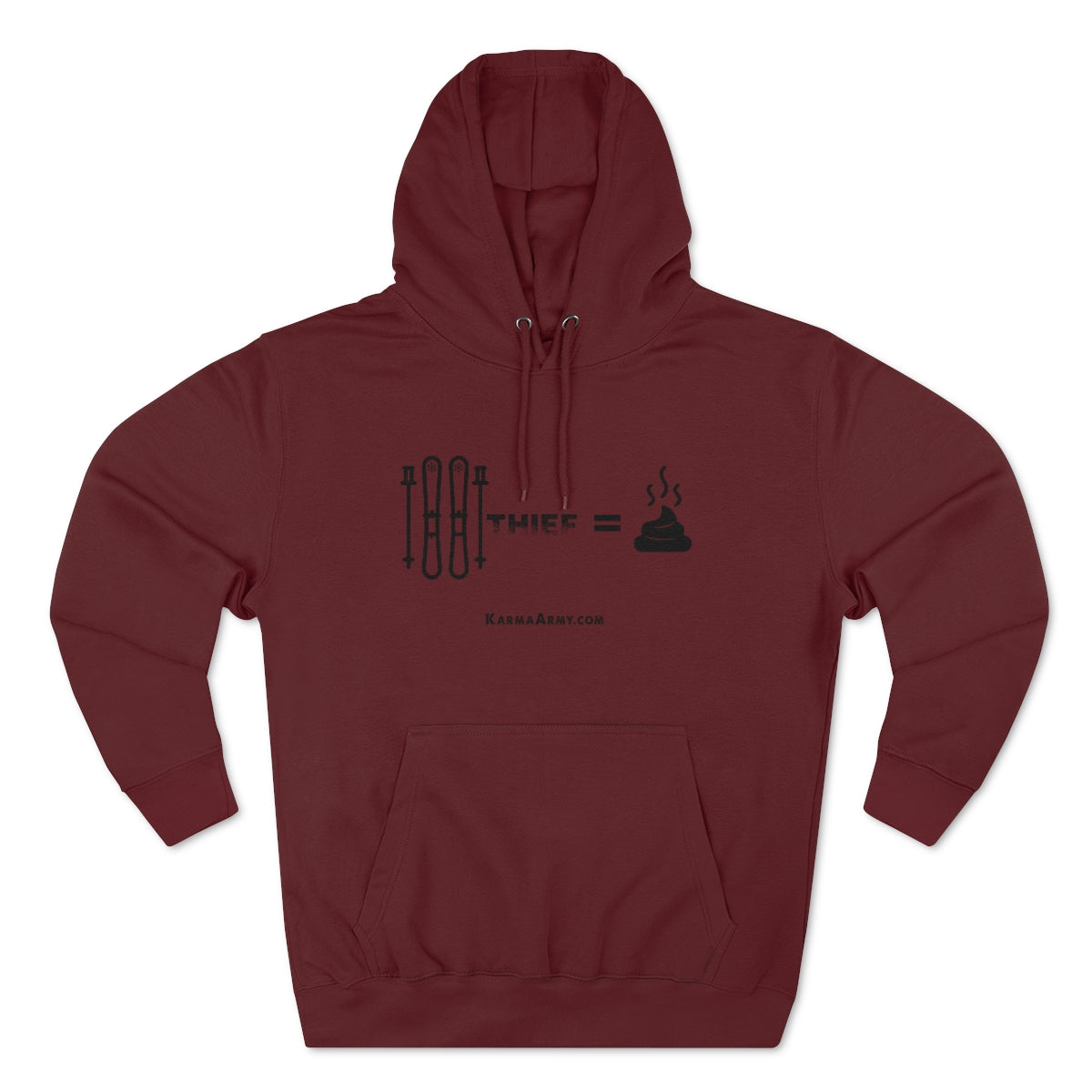 Ski Thief = Poop Unisex Premium Pullover Hoodie