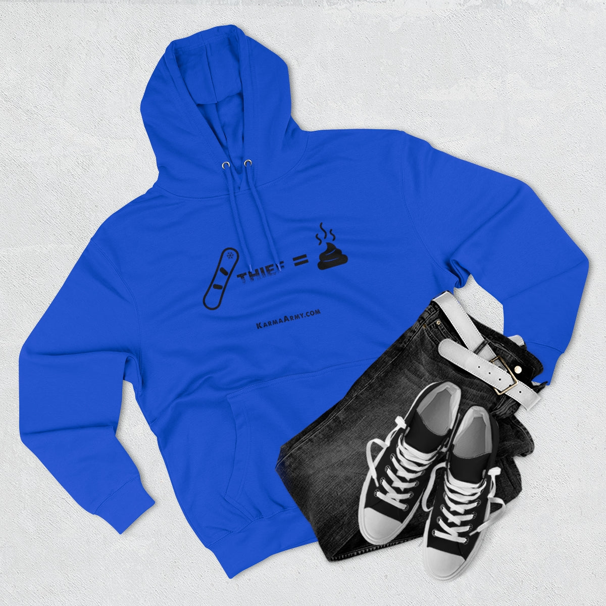 Board Thief = Poop Unisex Premium Pullover Hoodie