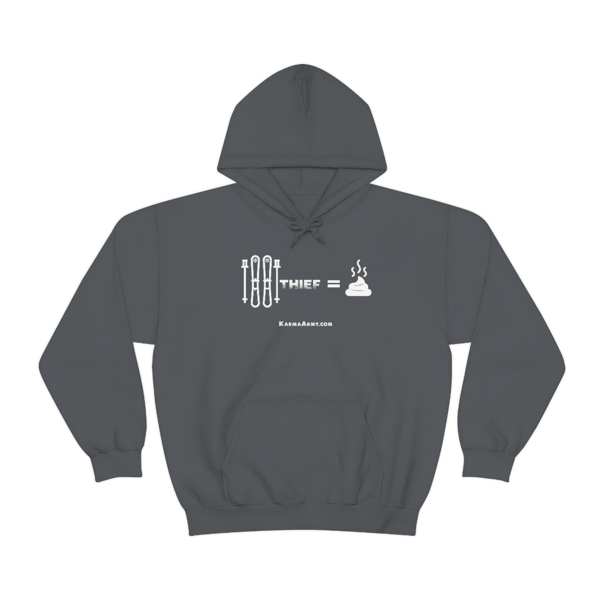 Ski Thief = Poop Unisex Heavy Blend™ Hooded Sweatshirt