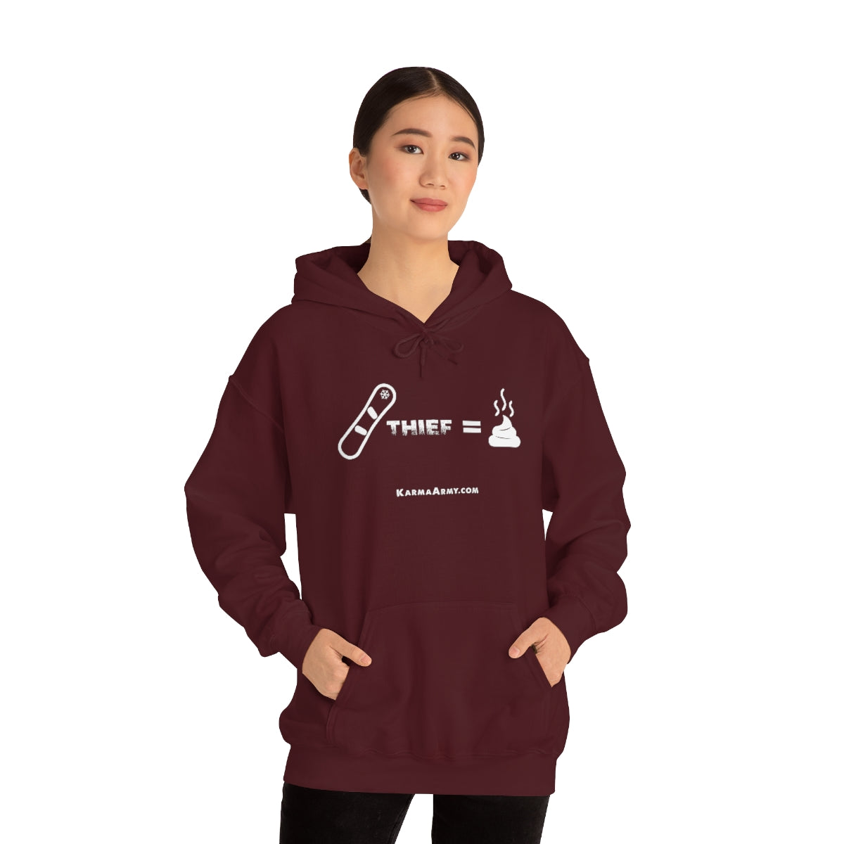 Board Thief = Poop Unisex Heavy Blend™ Hooded Sweatshirt