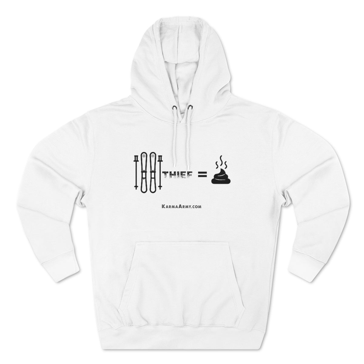 Ski Thief = Poop Unisex Premium Pullover Hoodie