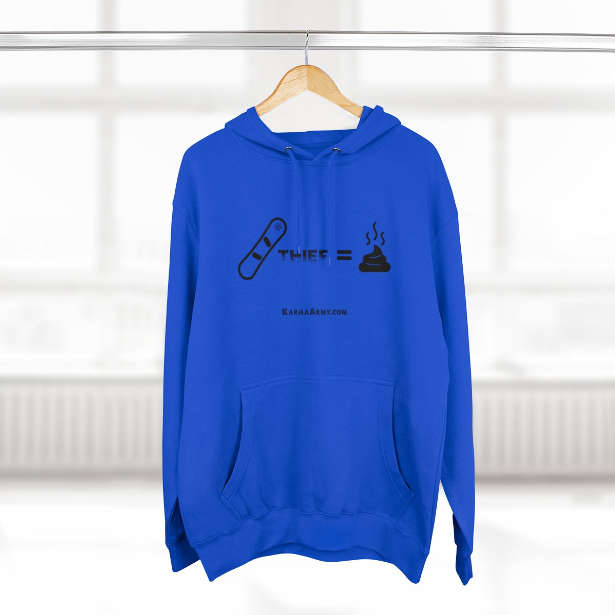 Board Thief = Poop Unisex Premium Pullover Hoodie