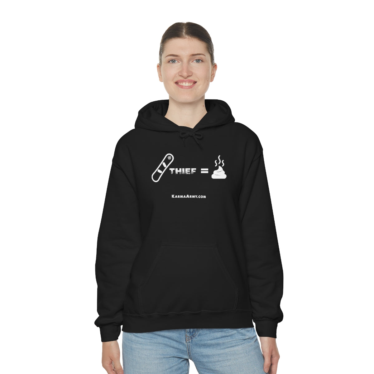 Board Thief = Poop Unisex Heavy Blend™ Hooded Sweatshirt