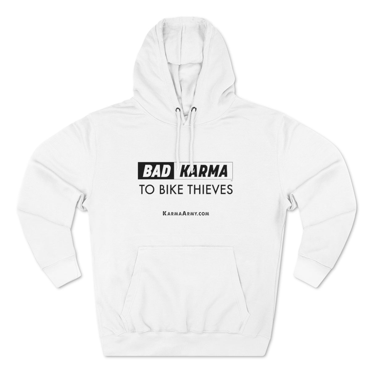 BAD KARMA To Bike Thieves Unisex Premium Pullover Hoodie