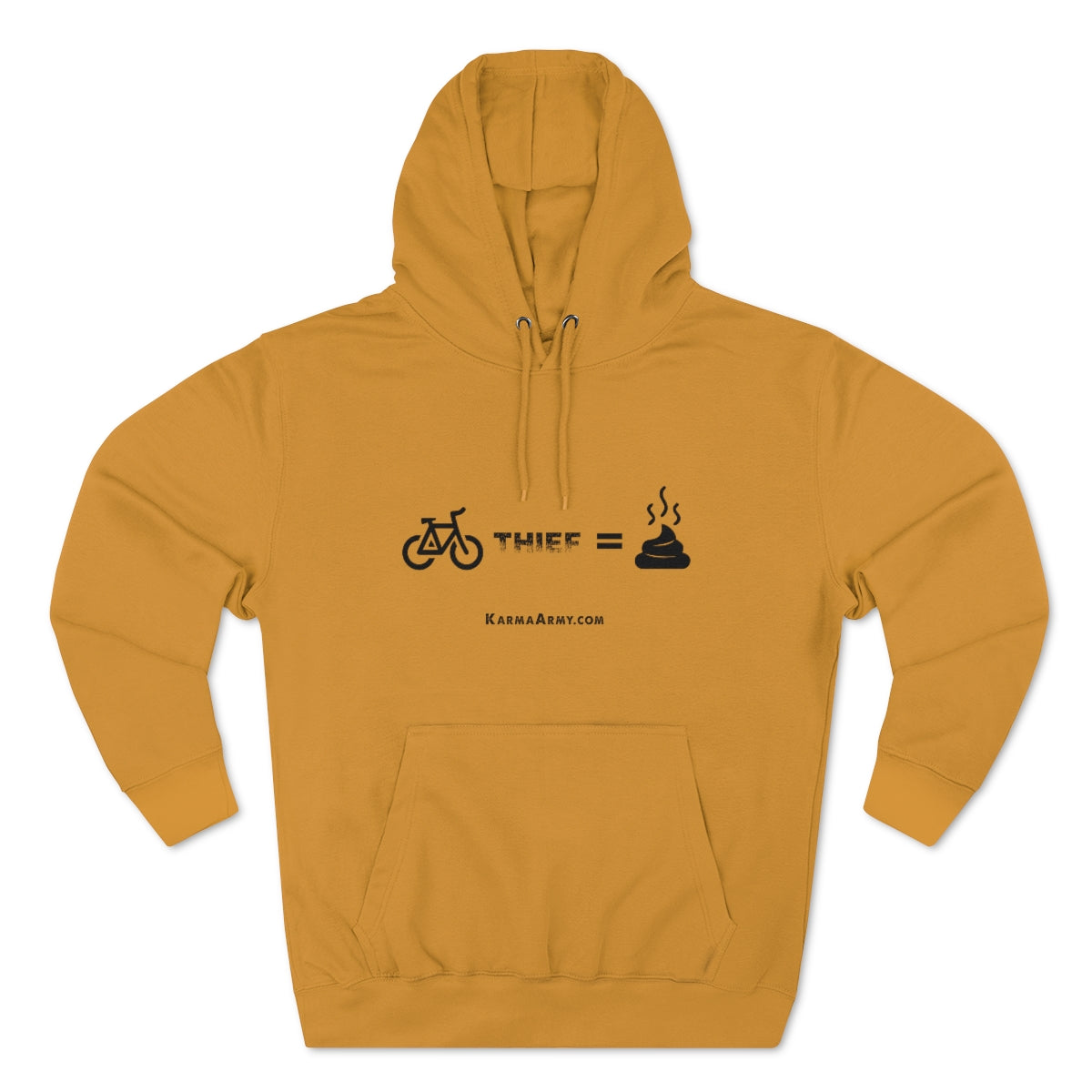 Bike Thief = Poop Unisex Premium Pullover Hoodie