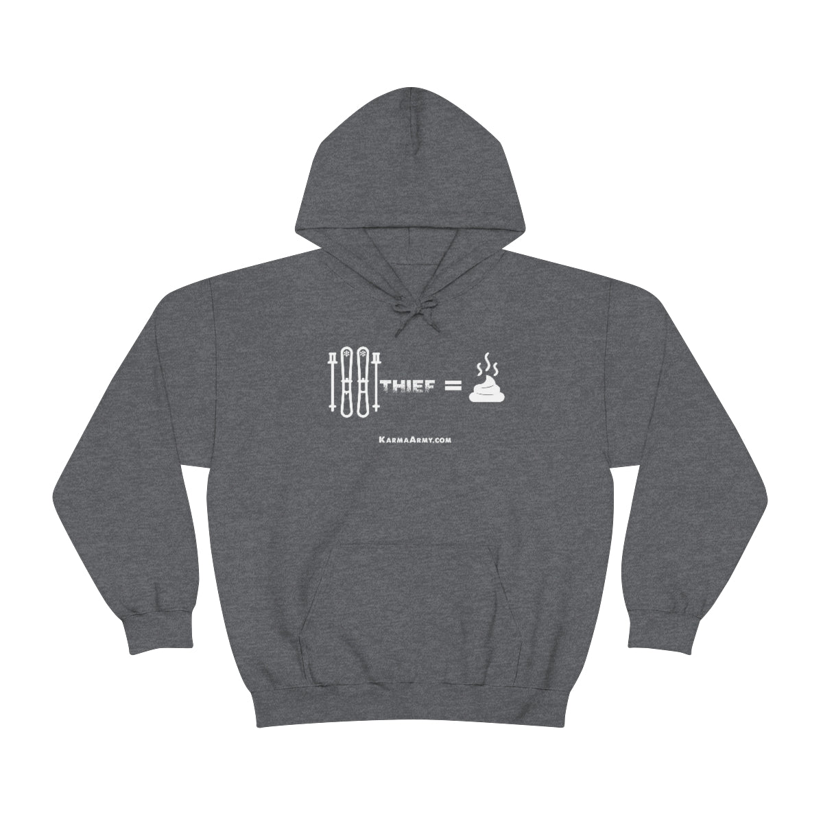 Ski Thief = Poop Unisex Heavy Blend™ Hooded Sweatshirt