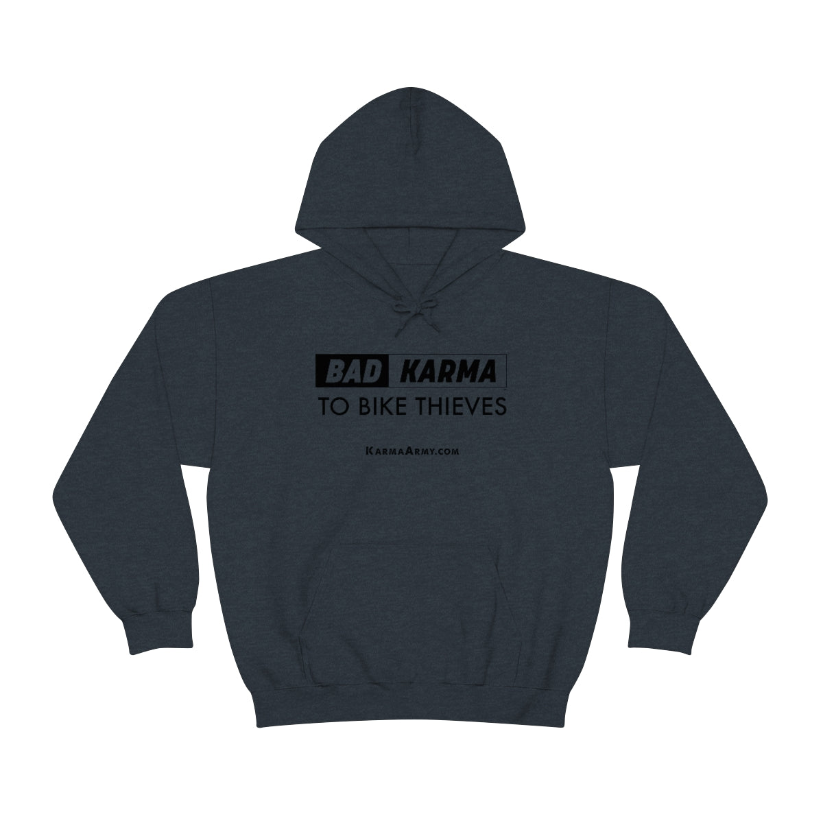 BAD KARMA TO BIKE THIEVES Unisex Heavy Blend™ Hooded Sweatshirt