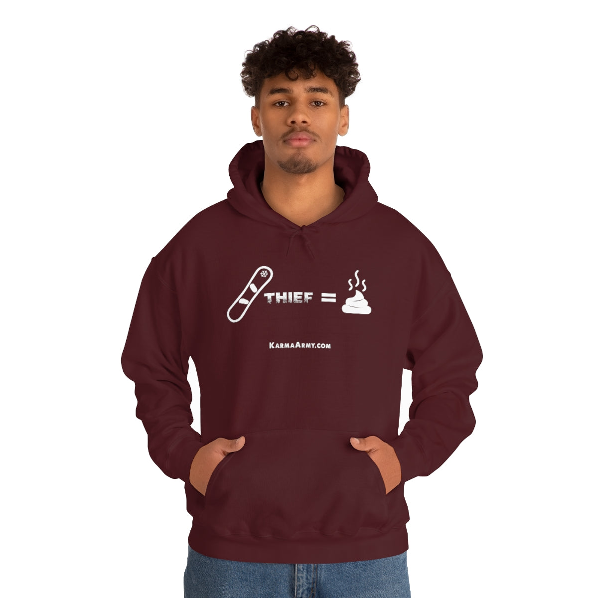 Board Thief = Poop Unisex Heavy Blend™ Hooded Sweatshirt