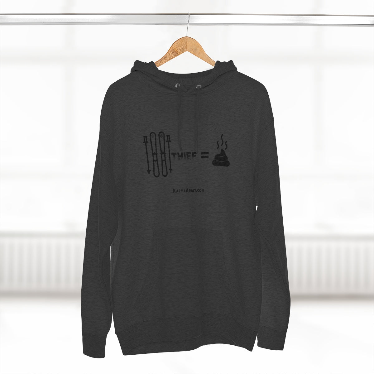 Ski Thief = Poop Unisex Premium Pullover Hoodie