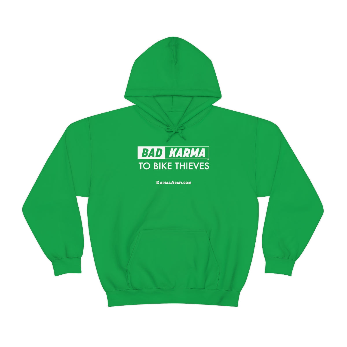 BAD KARMA TO BIKE THIEVES Unisex Heavy Blend™ Hooded Sweatshirt