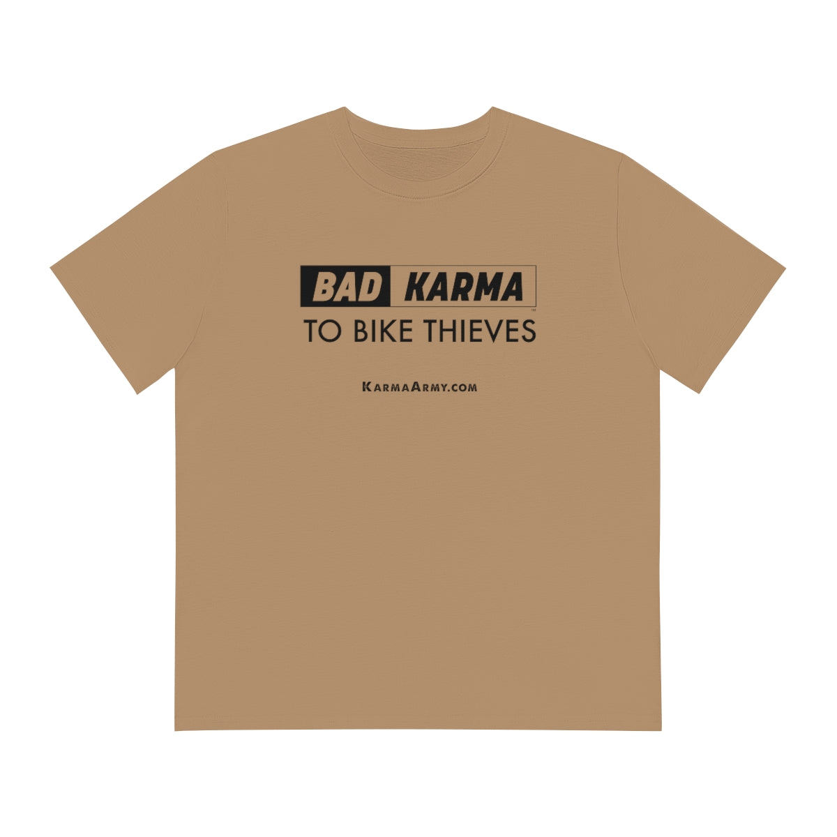 BAD KARMA TO BIKE THIEVES Men's Organic Sparker T-shirt