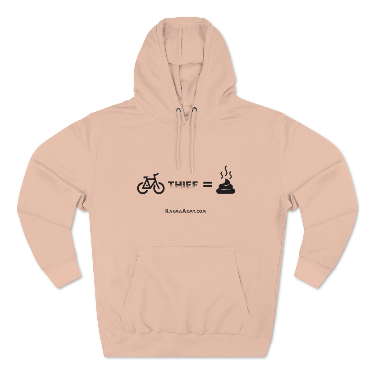 Bike Thief = Poop Unisex Premium Pullover Hoodie