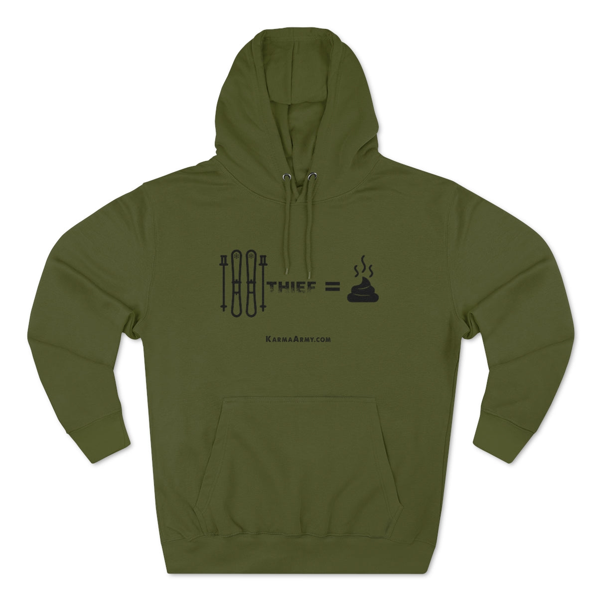 Ski Thief = Poop Unisex Premium Pullover Hoodie