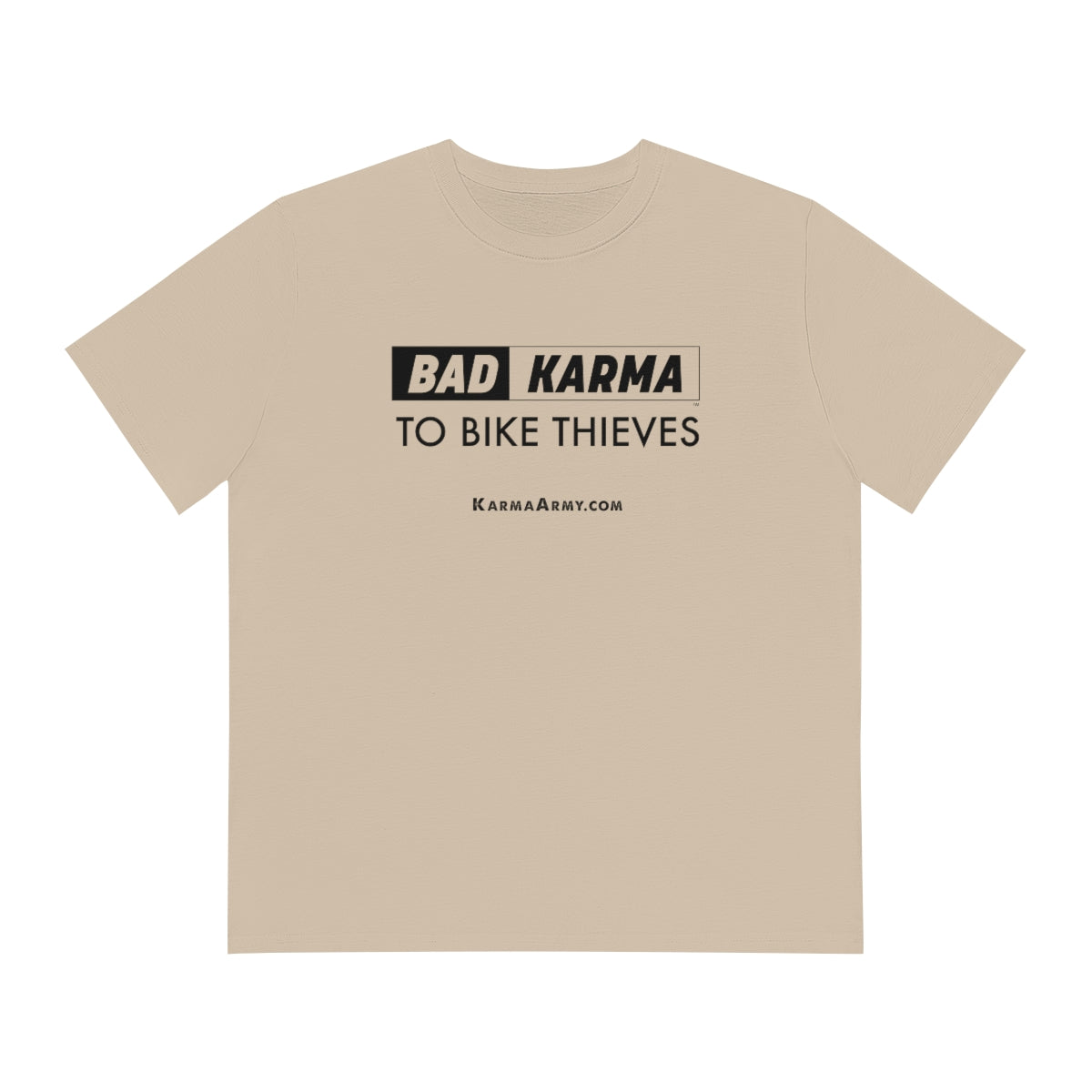 BAD KARMA TO BIKE THIEVES Men's Organic Sparker T-shirt