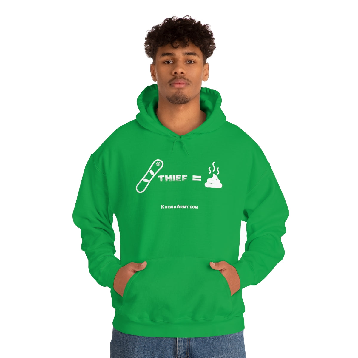 Board Thief = Poop Unisex Heavy Blend™ Hooded Sweatshirt