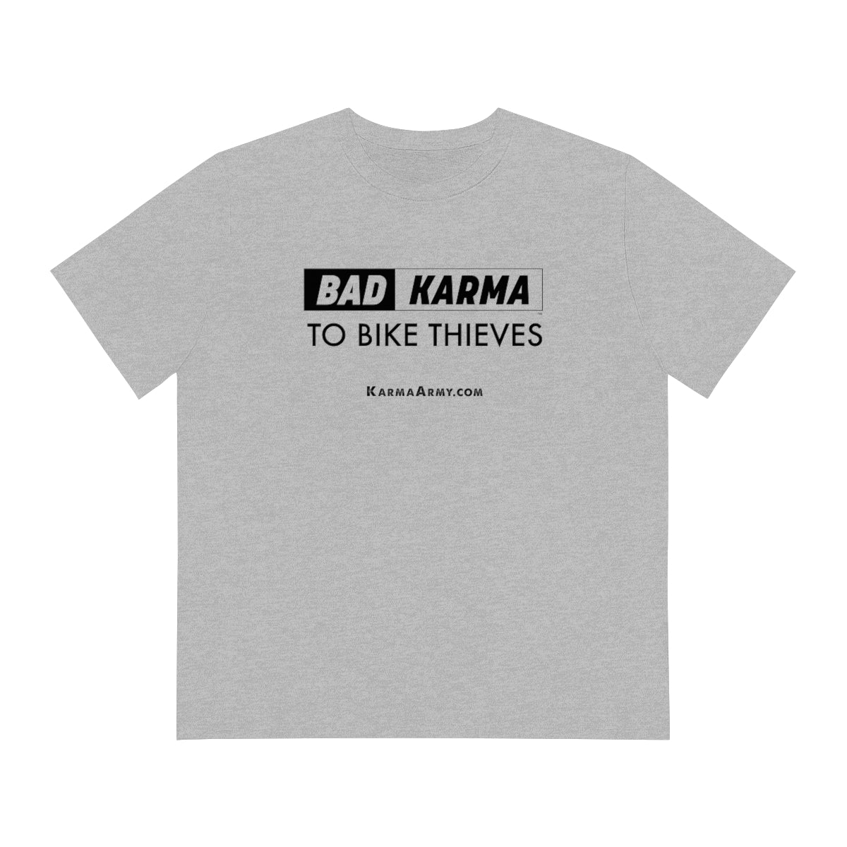 BAD KARMA TO BIKE THIEVES Men's Organic Sparker T-shirt